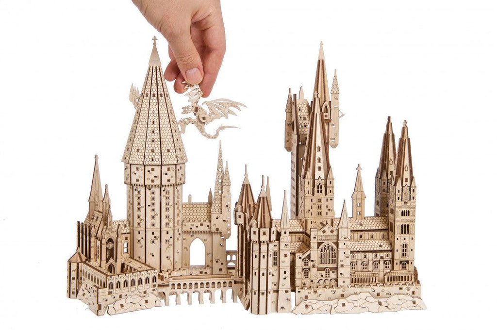 Hogwarts Magical Castle 3D Wooden Puzzle Kit - 3D Wooden Puzzle by Extoril