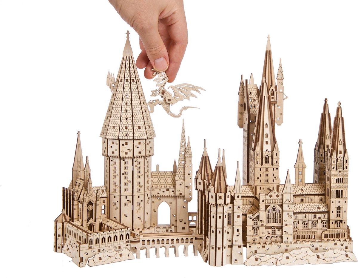Hogwarts Magical Castle 3D Wooden Puzzle Kit - 3D Wooden Puzzle by Extoril