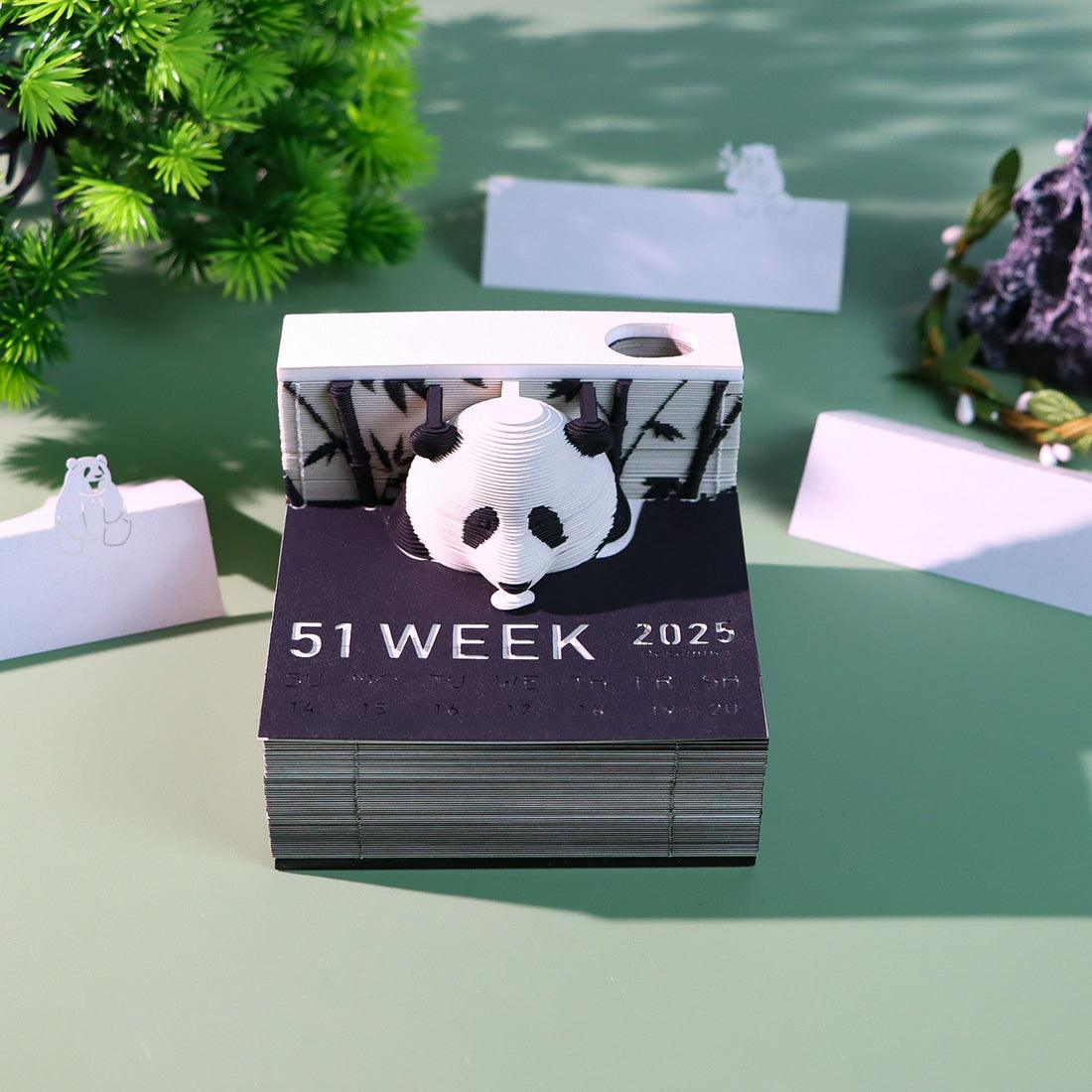 3D Art Memo Pad & Desk Calendar 2026 - home decor by Extoril