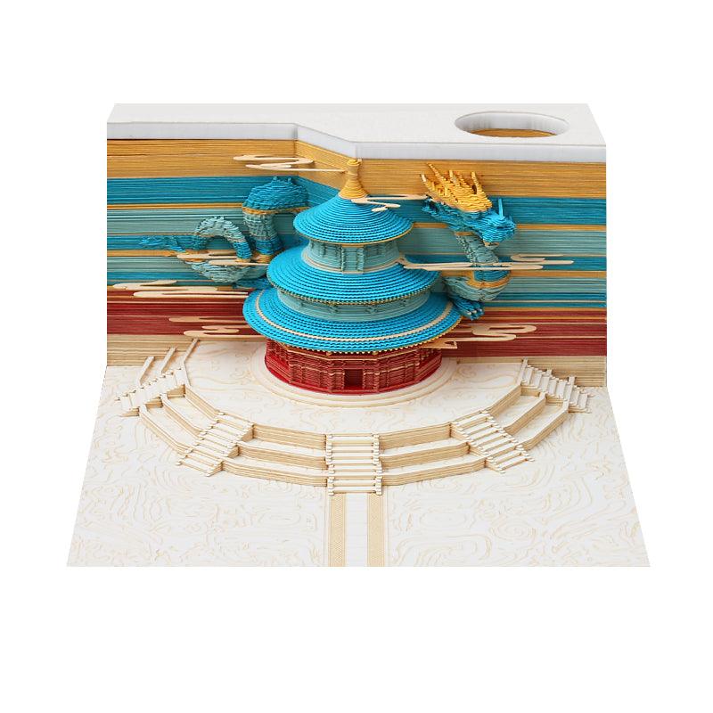 3D Art Memo Pad & Desk Calendar 2026 - home decor by Extoril