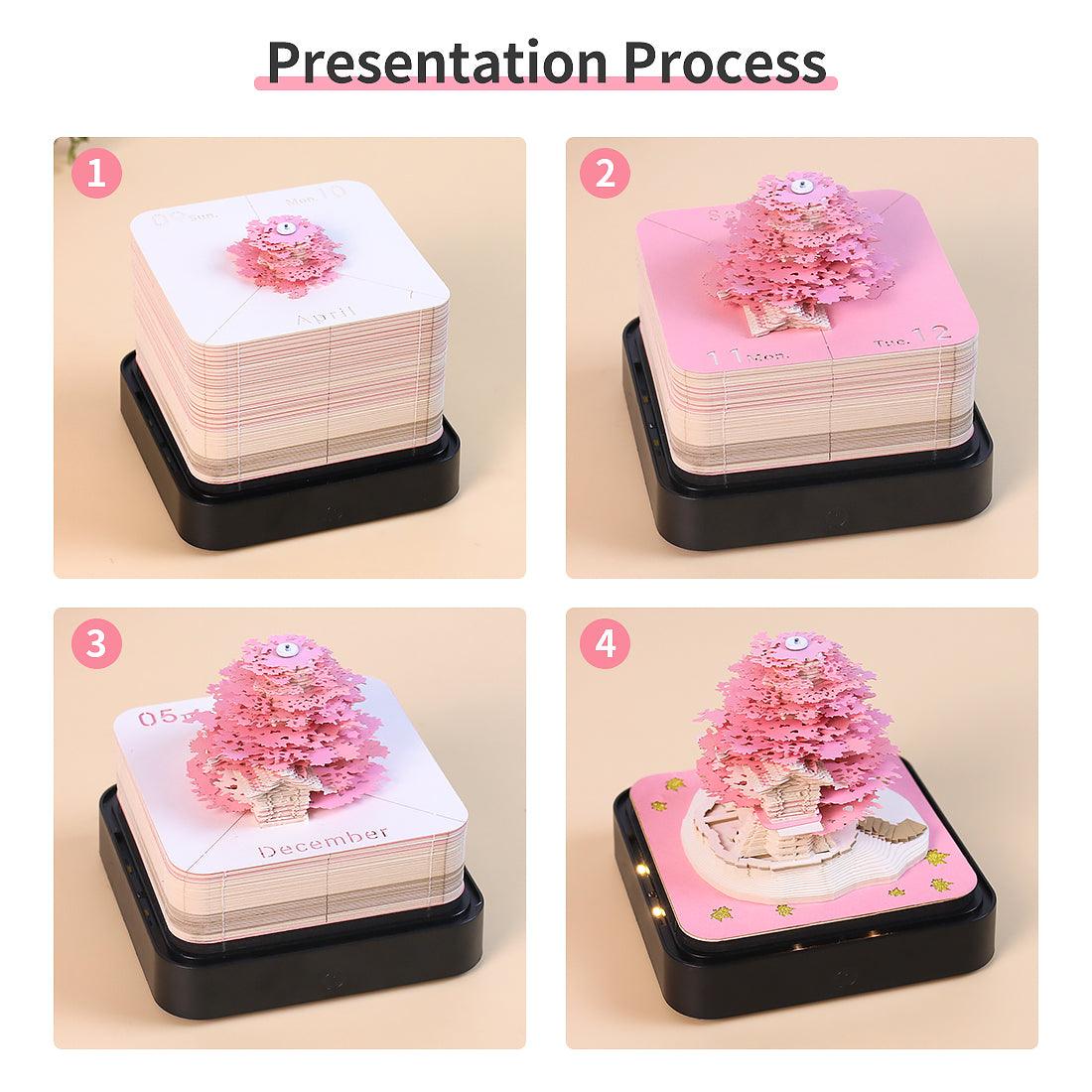 3D Art Memo Pad & Desk Calendar 2026 - home decor by Extoril