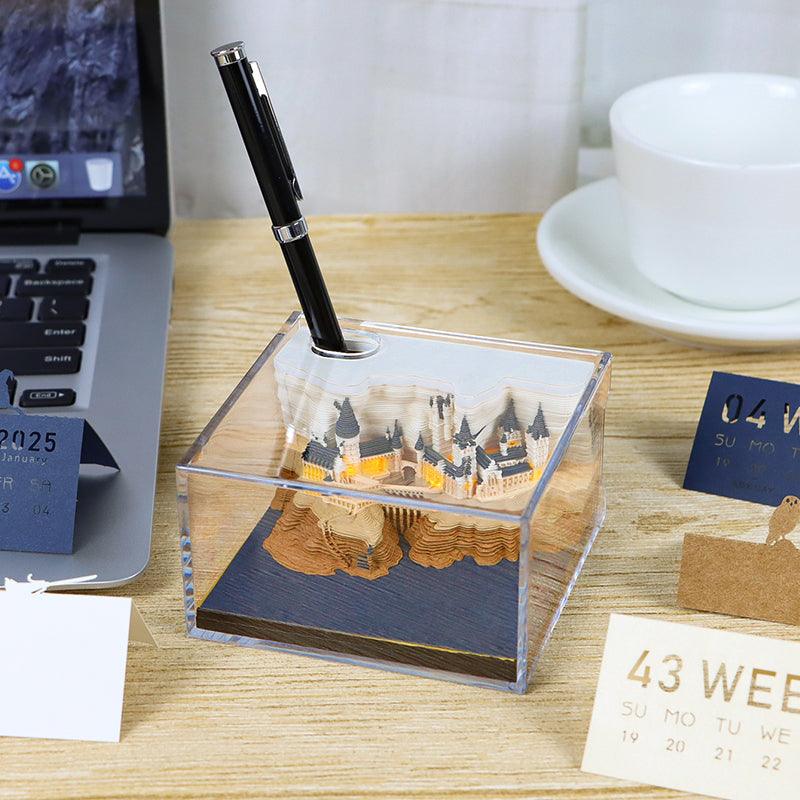 3D Art Memo Pad & Desk Calendar 2026 - home decor by Extoril