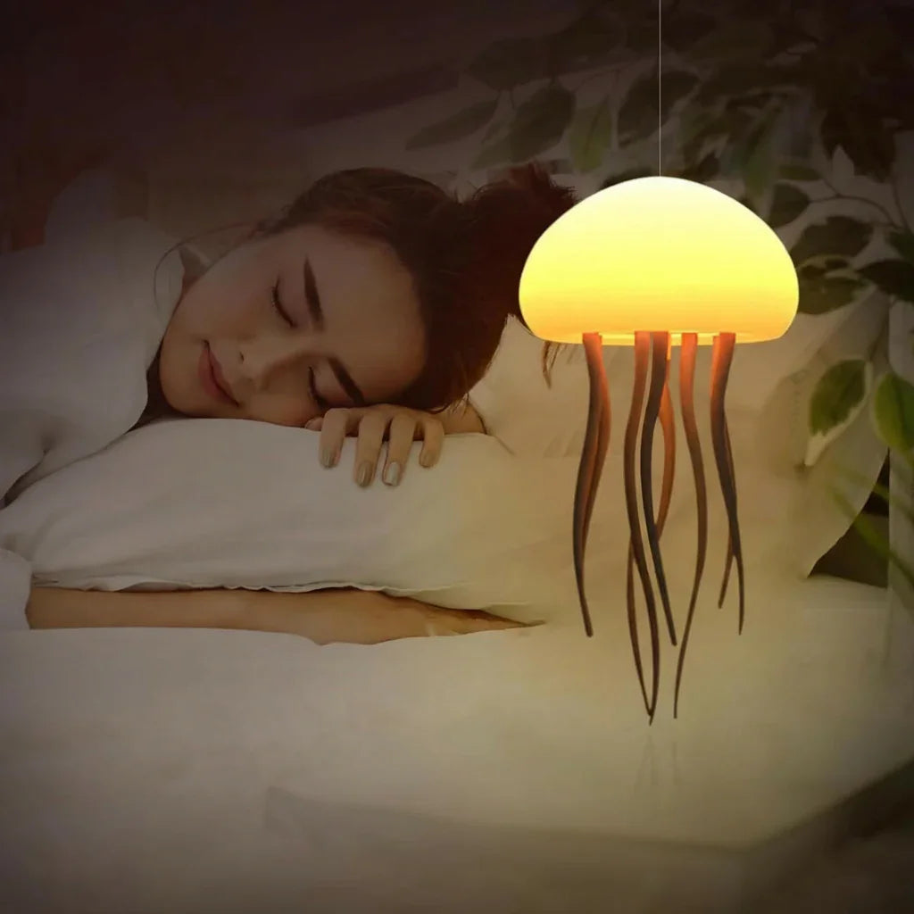 7-Color Changing LED RGB Night Light Jellyfish Lamp with Sound Activation - home decor by Extoril