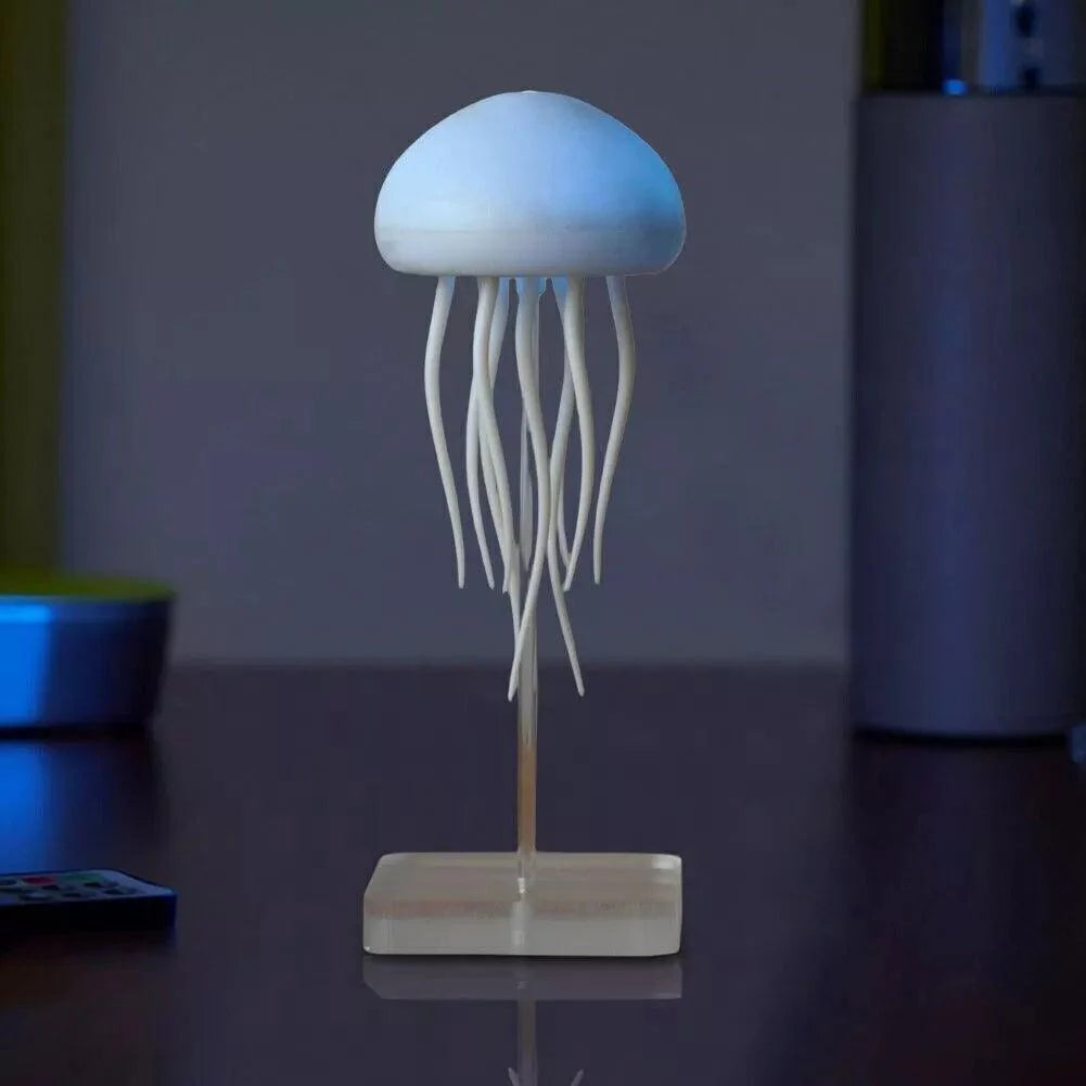 7-Color Changing LED RGB Night Light Jellyfish Lamp with Sound Activation - home decor by Extoril
