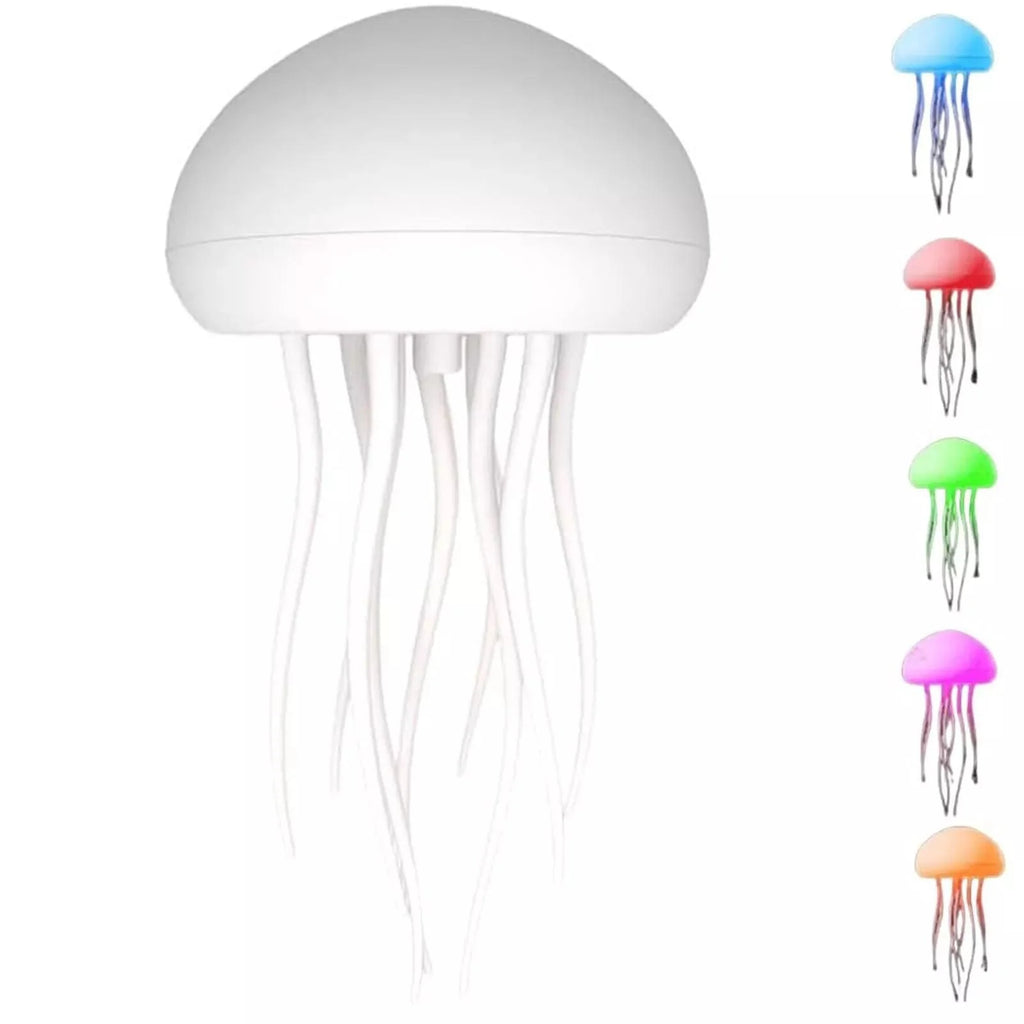 7-Color Changing LED RGB Night Light Jellyfish Lamp with Sound Activation - home decor by Extoril