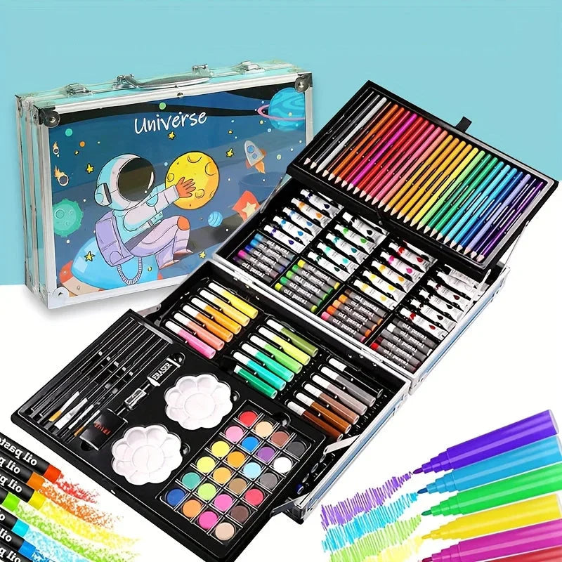 145 Piece Art Set – Drawing & Painting Kit - home decor by Extoril