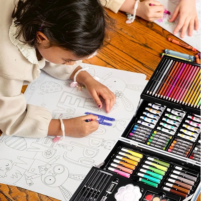 145 Piece Art Set – Drawing & Painting Kit - home decor by Extoril