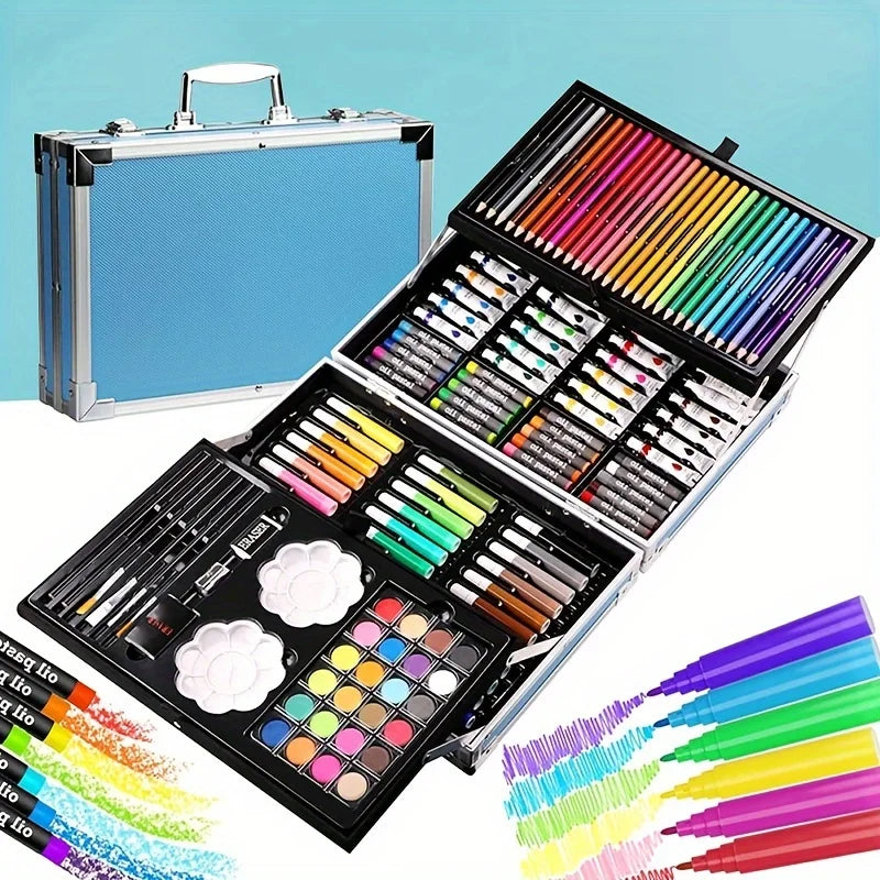 145 Piece Art Set – Drawing & Painting Kit - home decor by Extoril