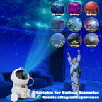 Astronaut Star Projector Galaxy Night Light with Remote - Gadget by Extoril