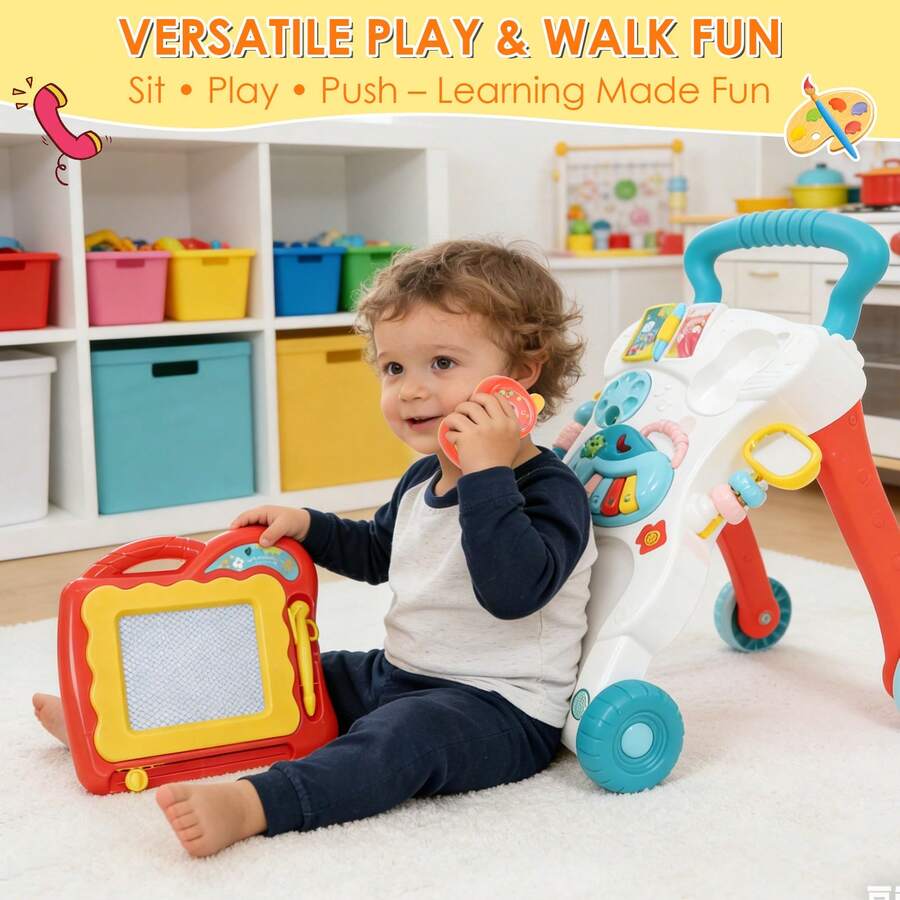 Baby Push Walker Activity Center With Music - Gadget by Extoril