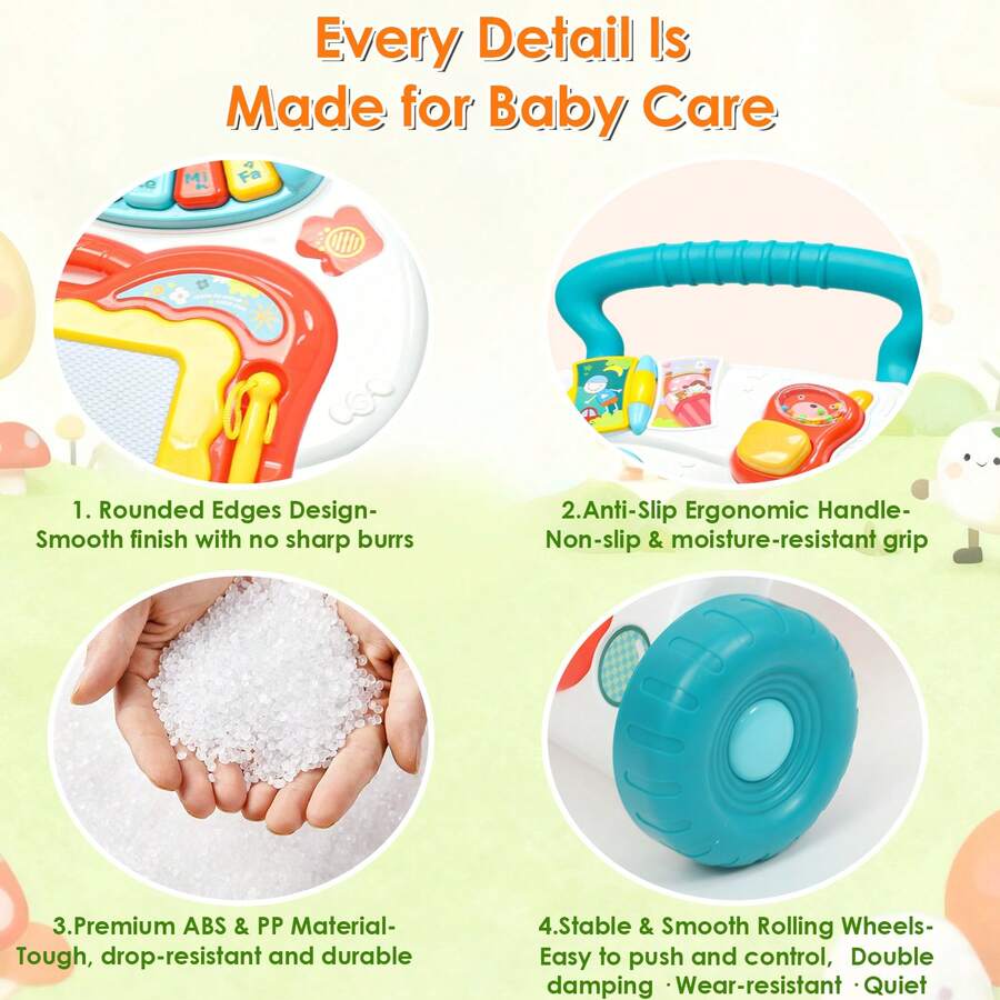 Baby Push Walker Activity Center With Music - Gadget by Extoril