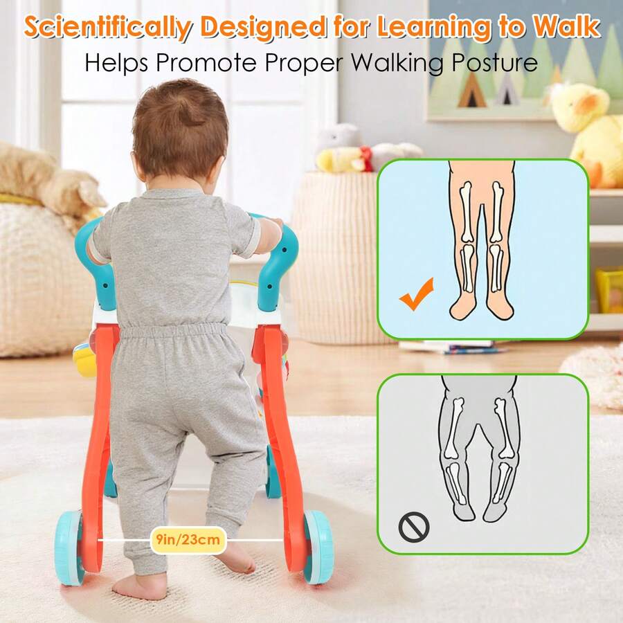 Baby Push Walker Activity Center With Music - Gadget by Extoril