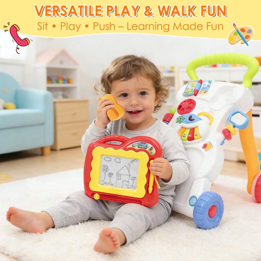 Baby Push Walker Activity Center With Music - Gadget by Extoril