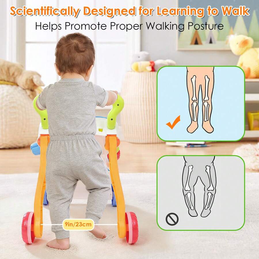 Baby Push Walker Activity Center With Music - Gadget by Extoril