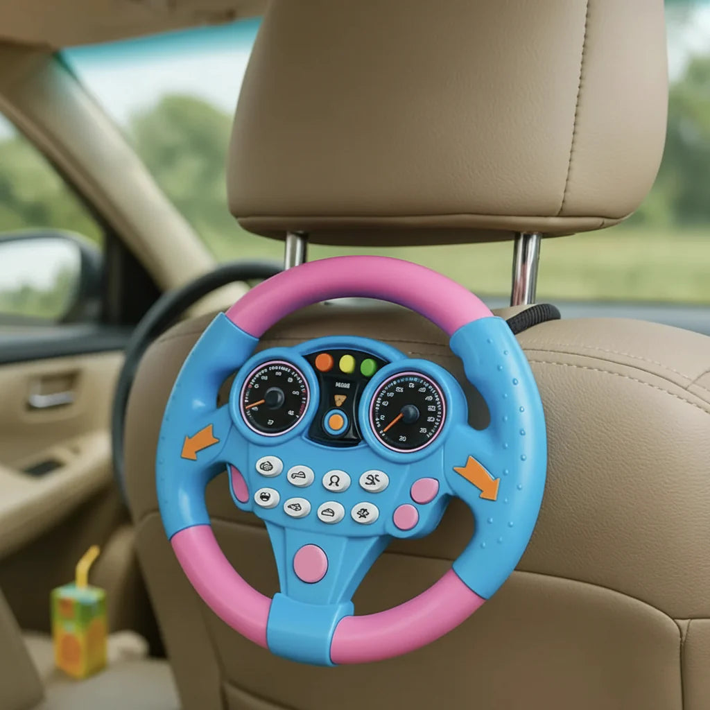 Kids Electric Steering Wheel Toy - Gadget by Extoril