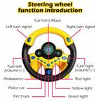 Kids Electric Steering Wheel Toy - Gadget by Extoril