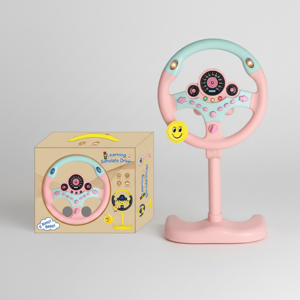 Kids Electric Steering Wheel Toy - Gadget by Extoril