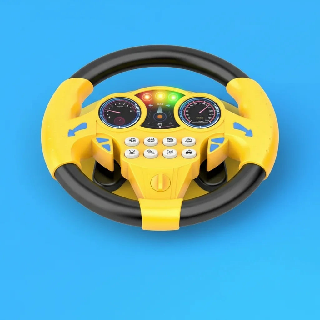 Kids Electric Steering Wheel Toy - Gadget by Extoril