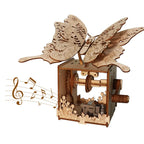 Butterfly Music Box 3D Wooden Puzzle Kit - 3D Wooden Puzzle by Extoril