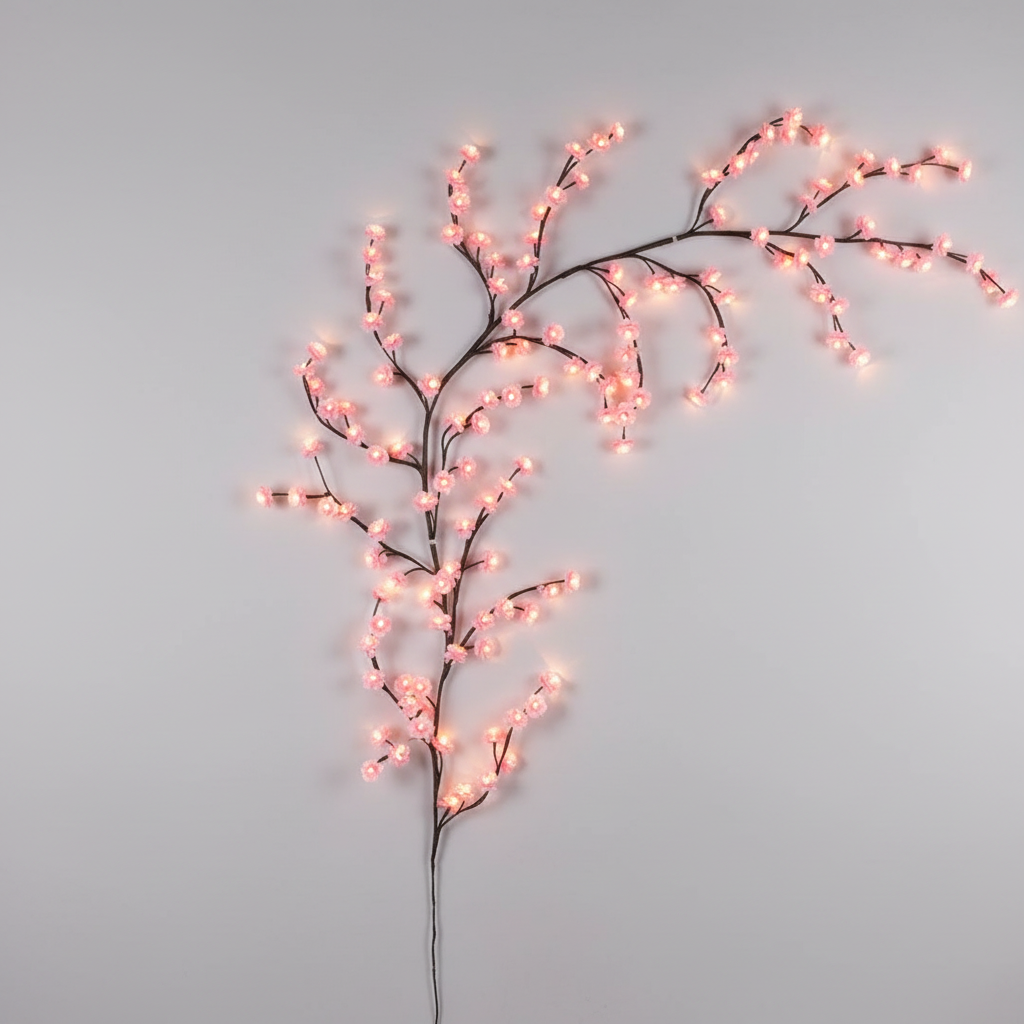 Bendable Cherry Blossom Branch LED Light - home decor by Extoril