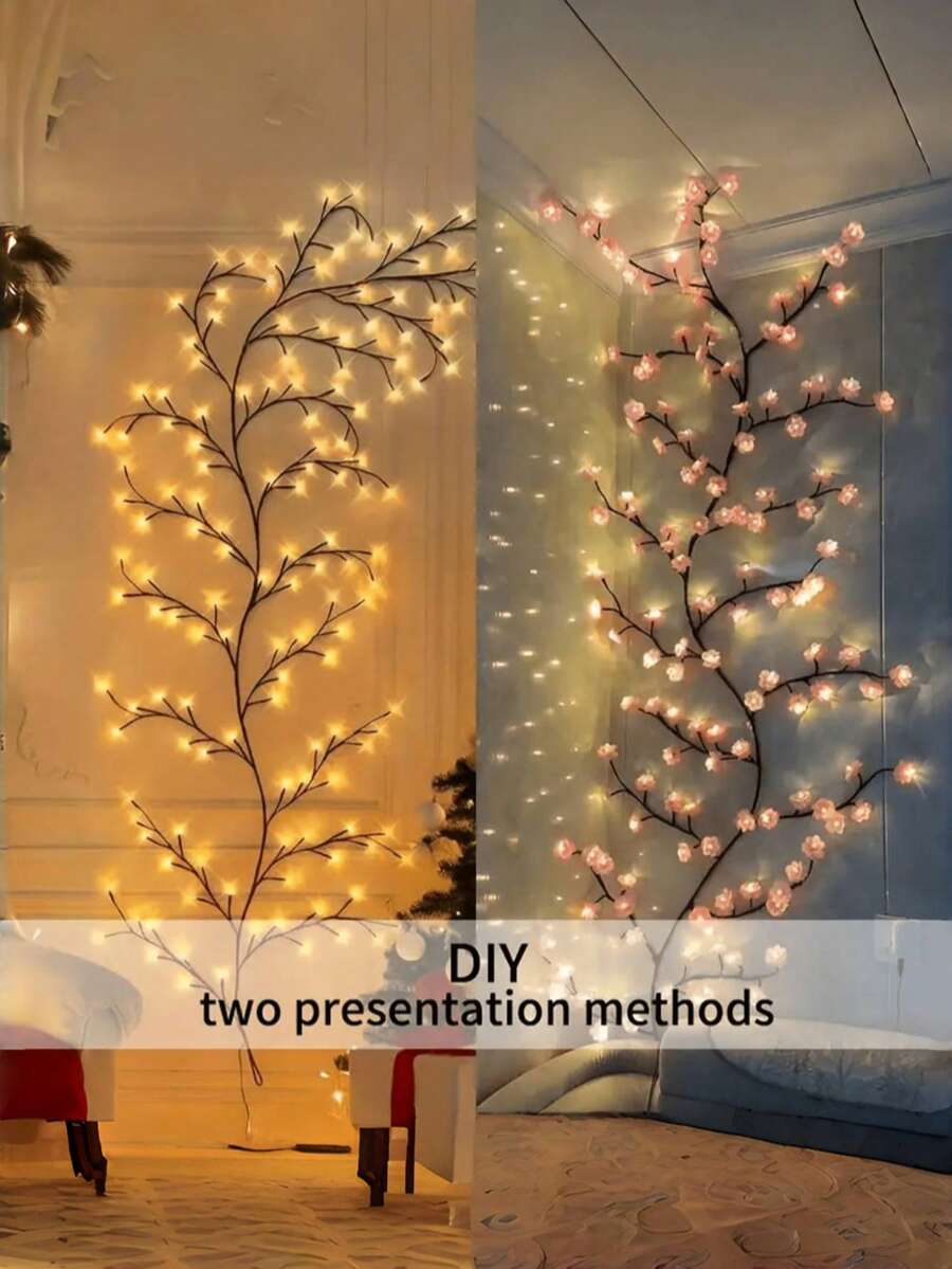 Bendable Cherry Blossom Branch LED Light - home decor by Extoril