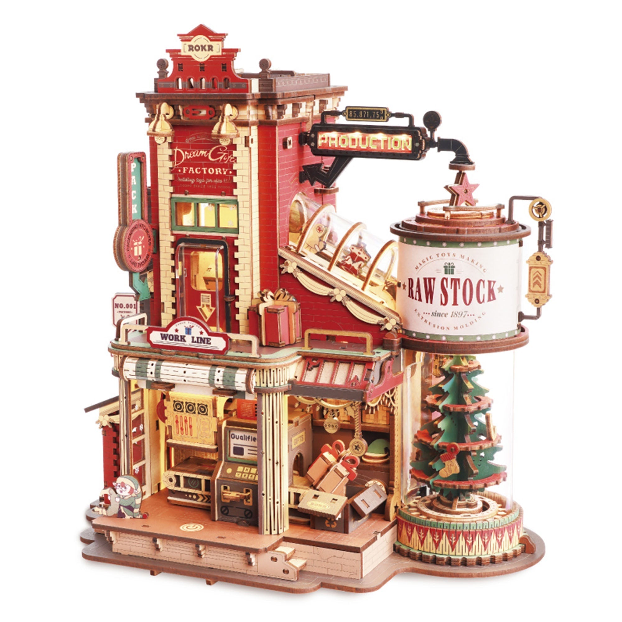 Dream Gift Factory Music Box - 3D Wooden Puzzle by Extoril