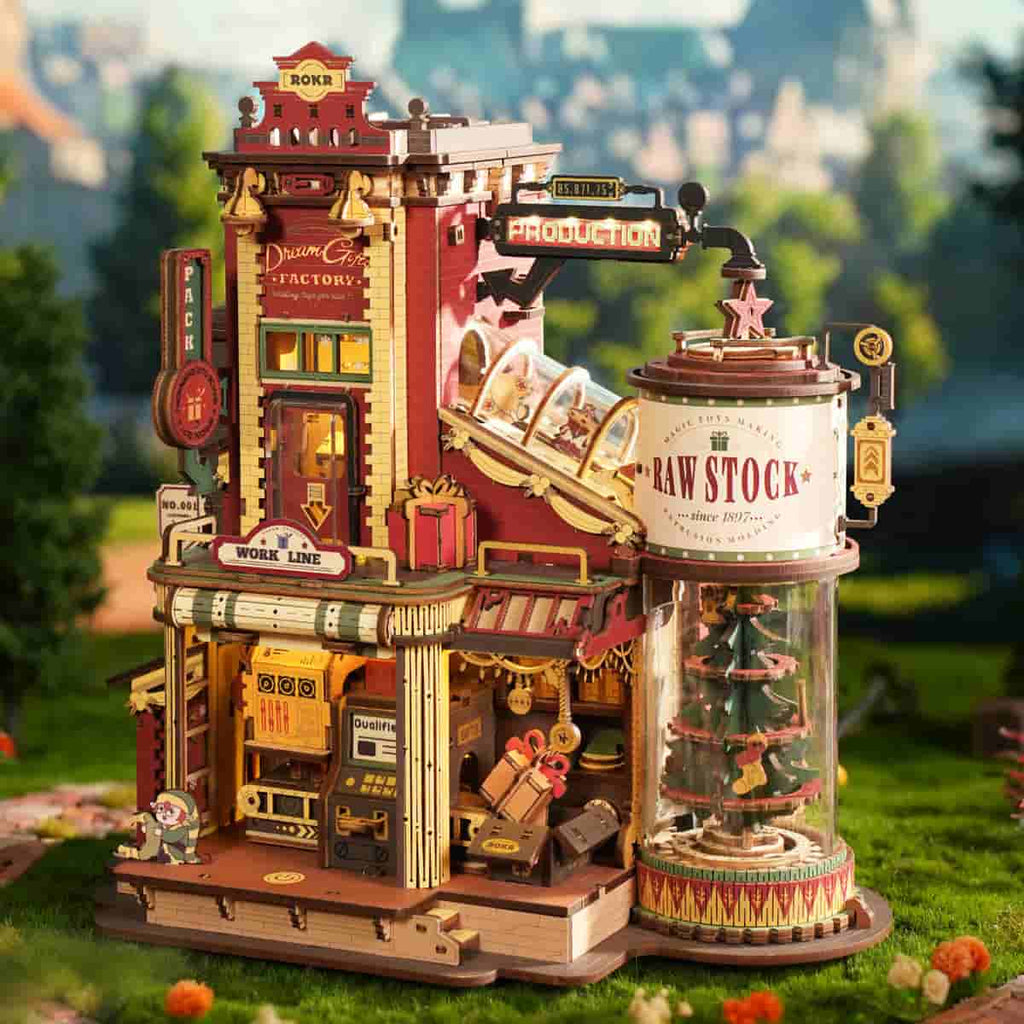 Dream Gift Factory Music Box - 3D Wooden Puzzle by Extoril