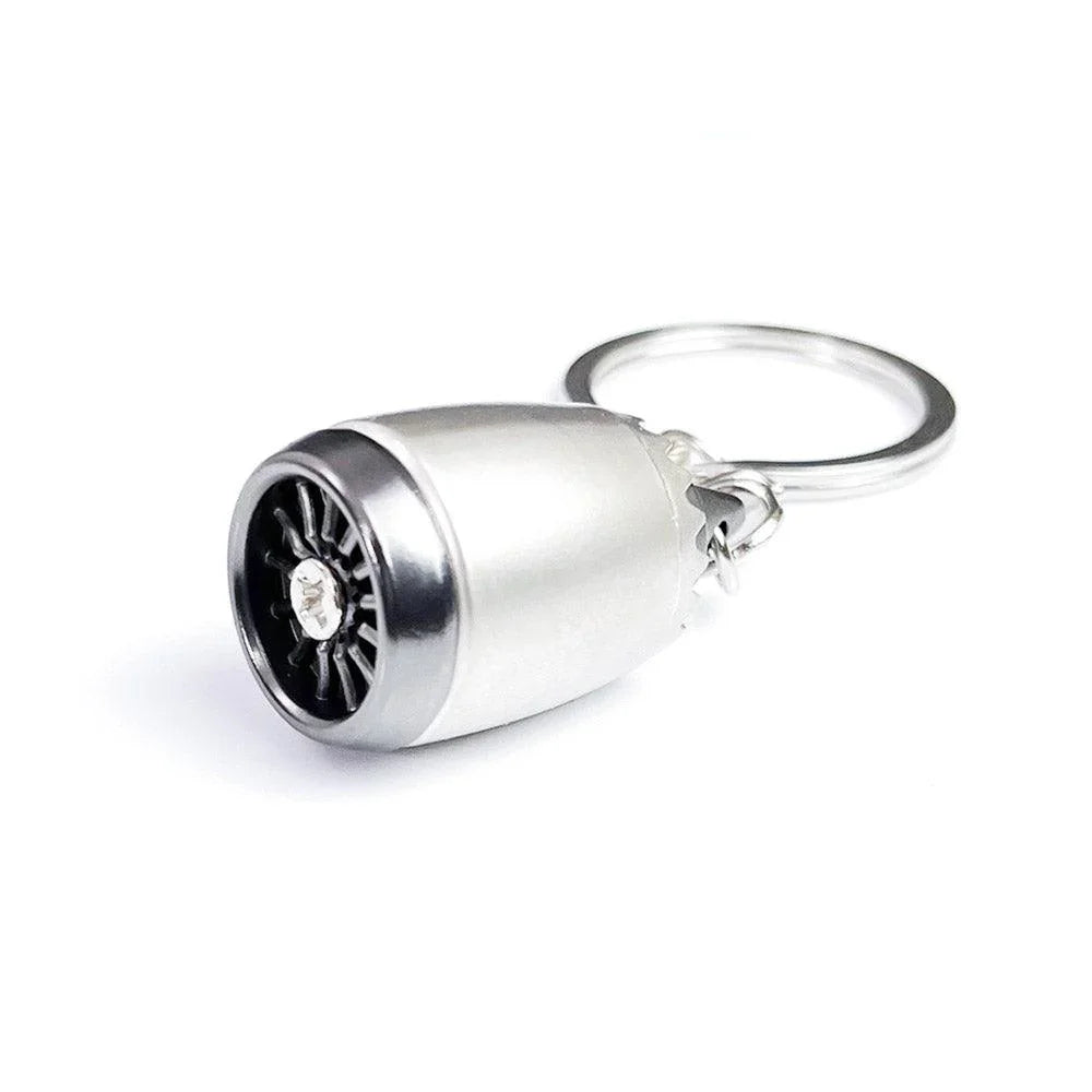 CNC Turbofan Engine Keychain Metal - Gadget by Extoril