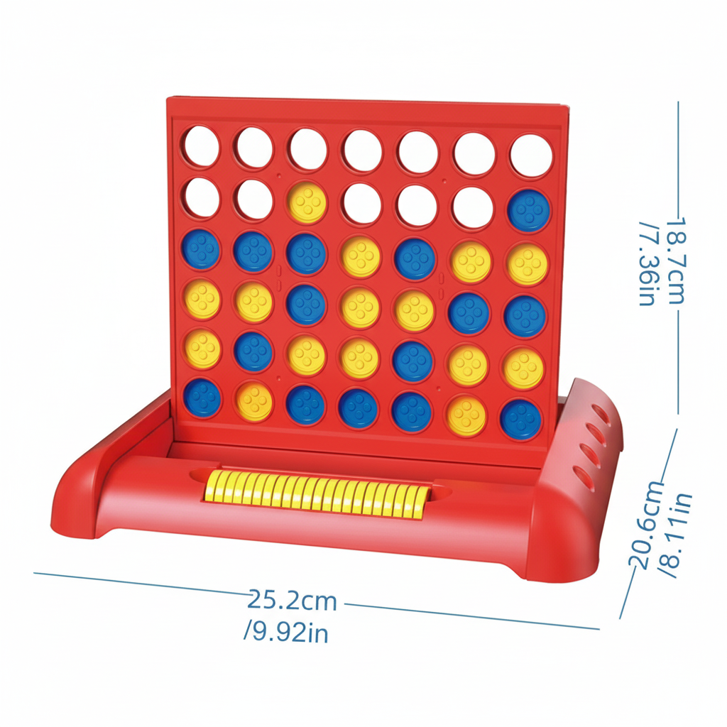 Connect 4 Portable Board Game - Gadget by Extoril