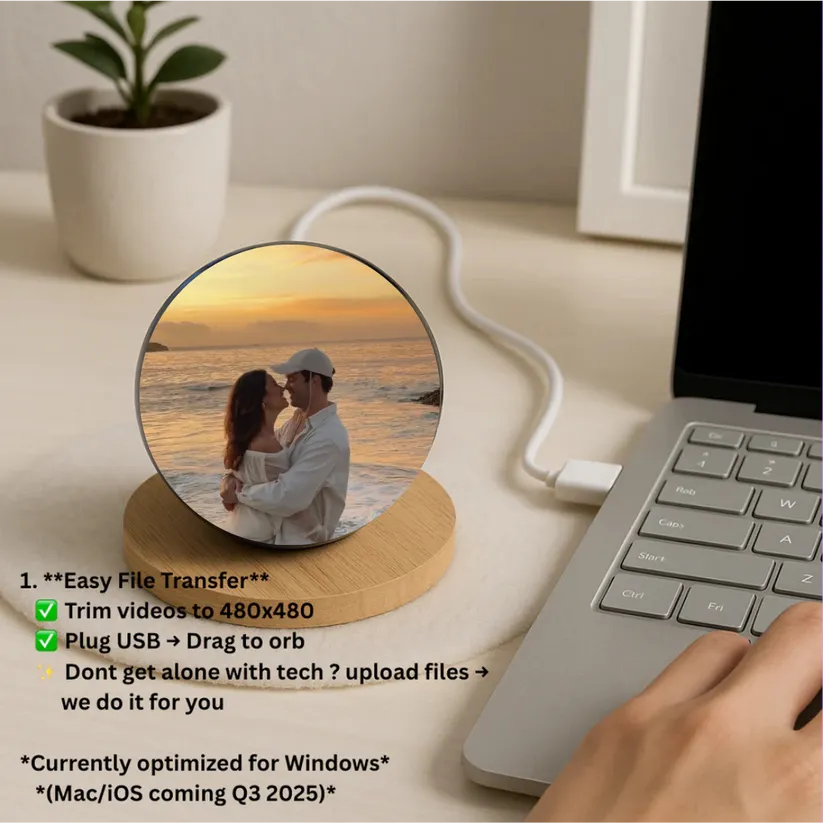 Memory Capsul Video Crystal Ball 3D Memory Orb - Gadget by Extoril