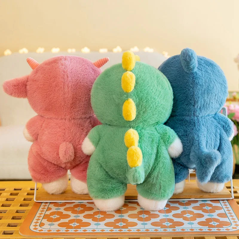 Cute Soft Teddy Bear Plush Toy with Removable Hoodie - Figurine by Extoril