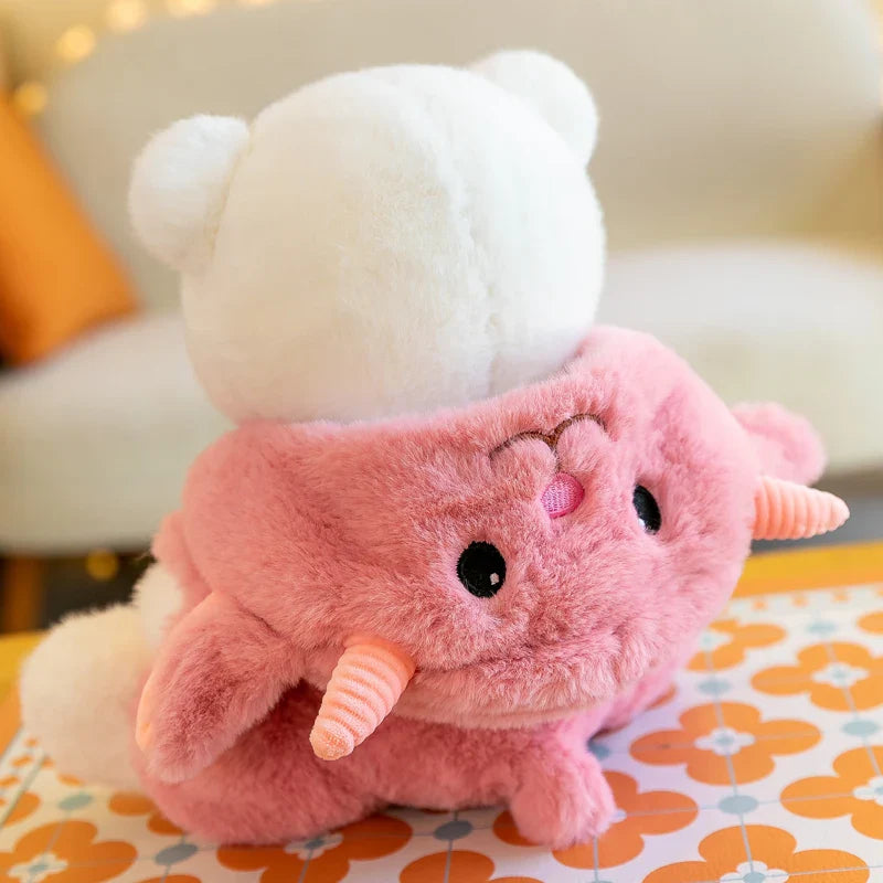 Cute Soft Teddy Bear Plush Toy with Removable Hoodie - Figurine by Extoril
