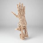 Cyber Hand Wooden Mechanical Gauntlet Kit - 3D Wooden Puzzle by Extoril