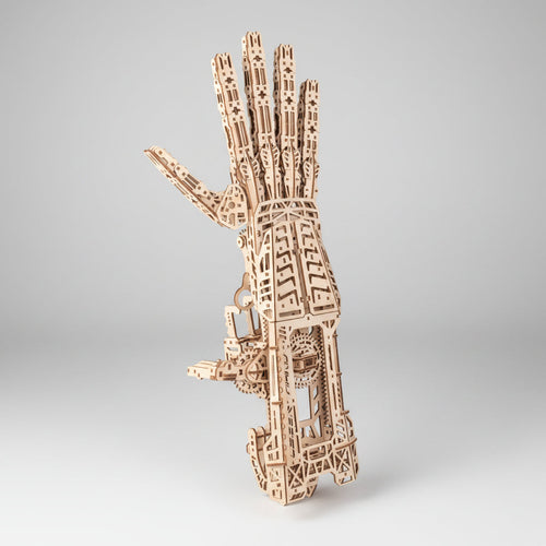 Cyber Hand Wooden Mechanical Gauntlet Kit - 3D Wooden Puzzle by Extoril