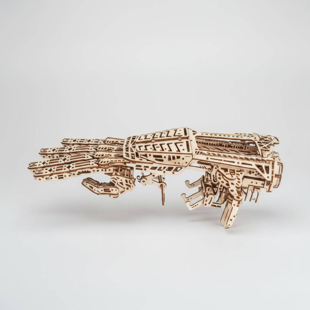 Cyber Hand Wooden Mechanical Gauntlet Kit - 3D Wooden Puzzle by Extoril