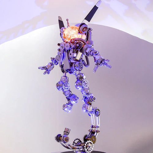 COSMIC GUARDIAN 3D Metal Astronaut Rabbit Model Kit - 3d metal puzzle by Extoril