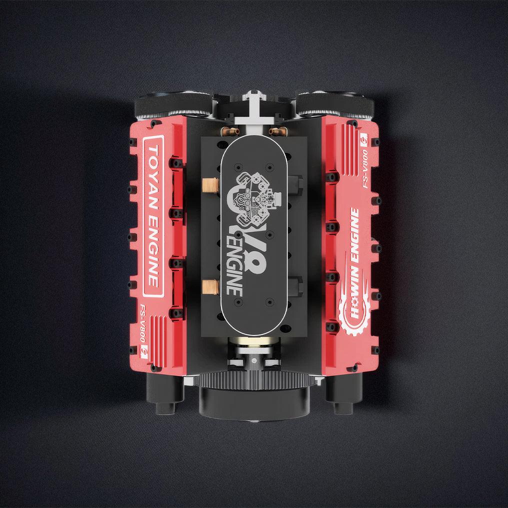 DIY 1/10 V8 Engine Model 28cc Gasoline Engine Kit FS-V800G - DIY Engine Model by Extoril