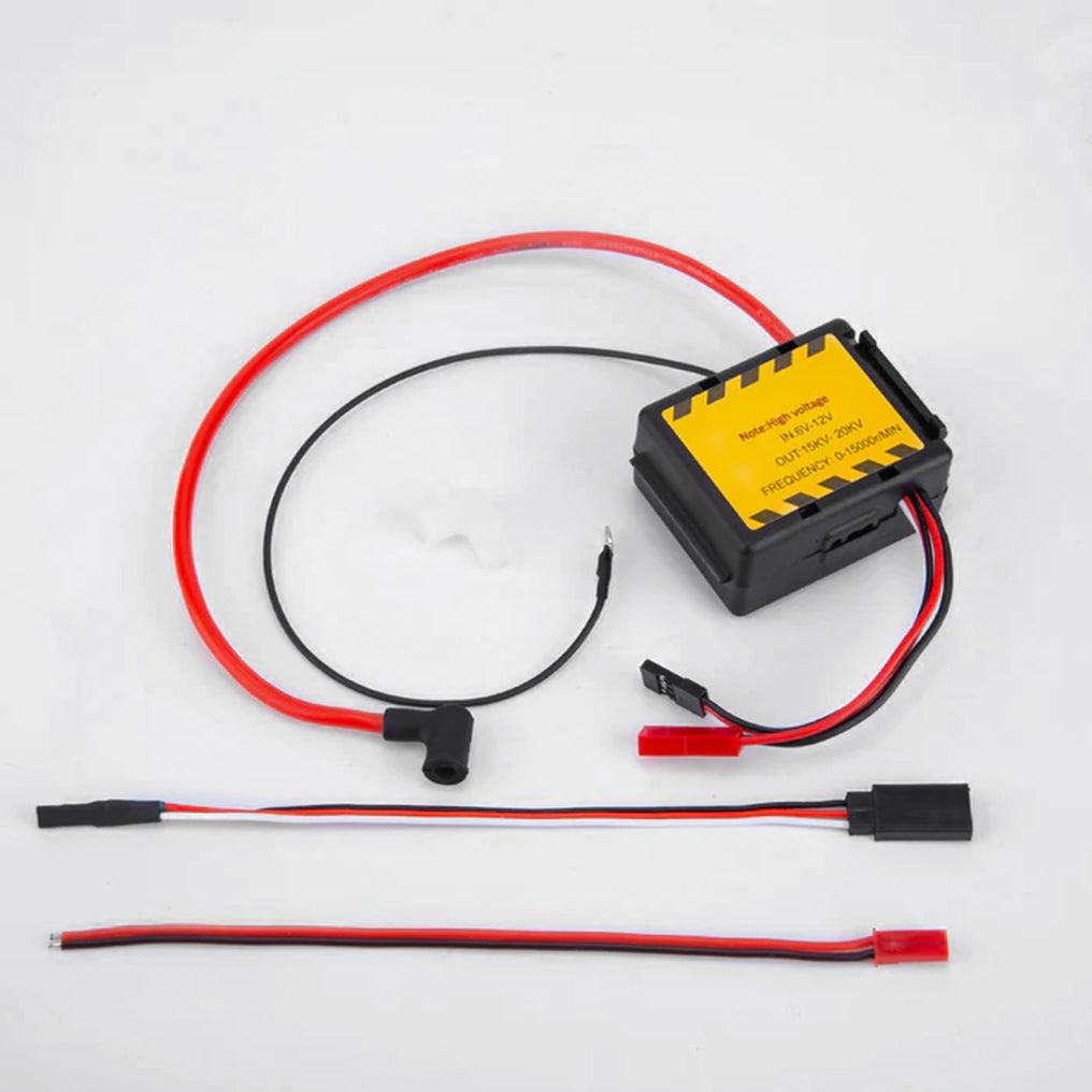 DIY 1/10 V8 Engine Model 28cc Gasoline Engine Kit FS-V800G - DIY Engine Model by Extoril