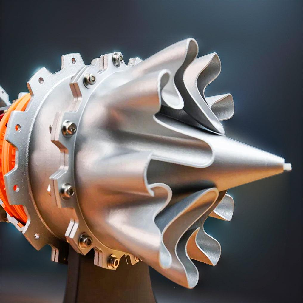 DIY 1/20 Scale TR900 Aircraft Turbofan Engine Model Kit 150+PCS - DIY Engine Model by Extoril