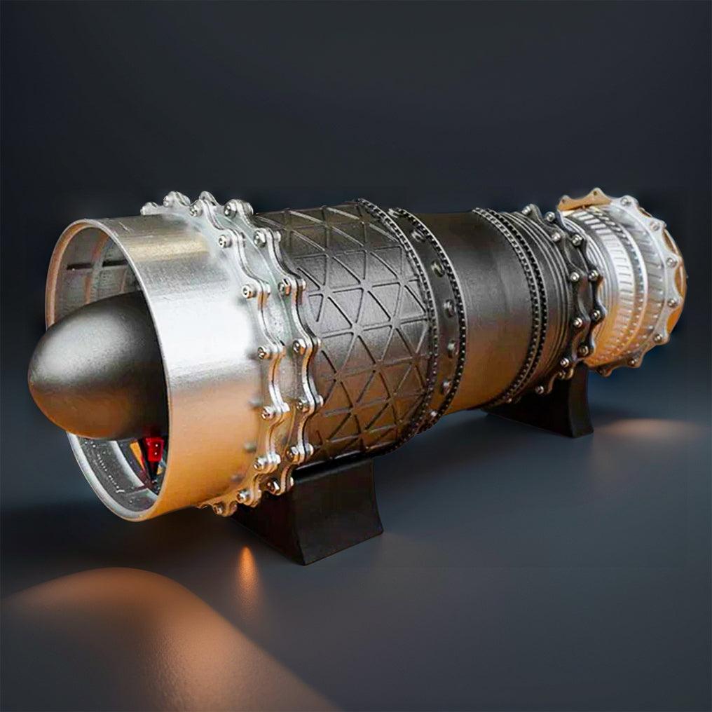 DIY 1/20 WS-15 Turbofan Engine Model Kit that Works - 150+Pcs - DIY Engine Model by Extoril