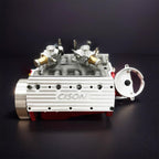 DIY 1/6 Gasoline Flathead 4-Stroke V8 Water-Cooled Engine 44CC Model Kit That Works - DIY Engine Model by Extoril