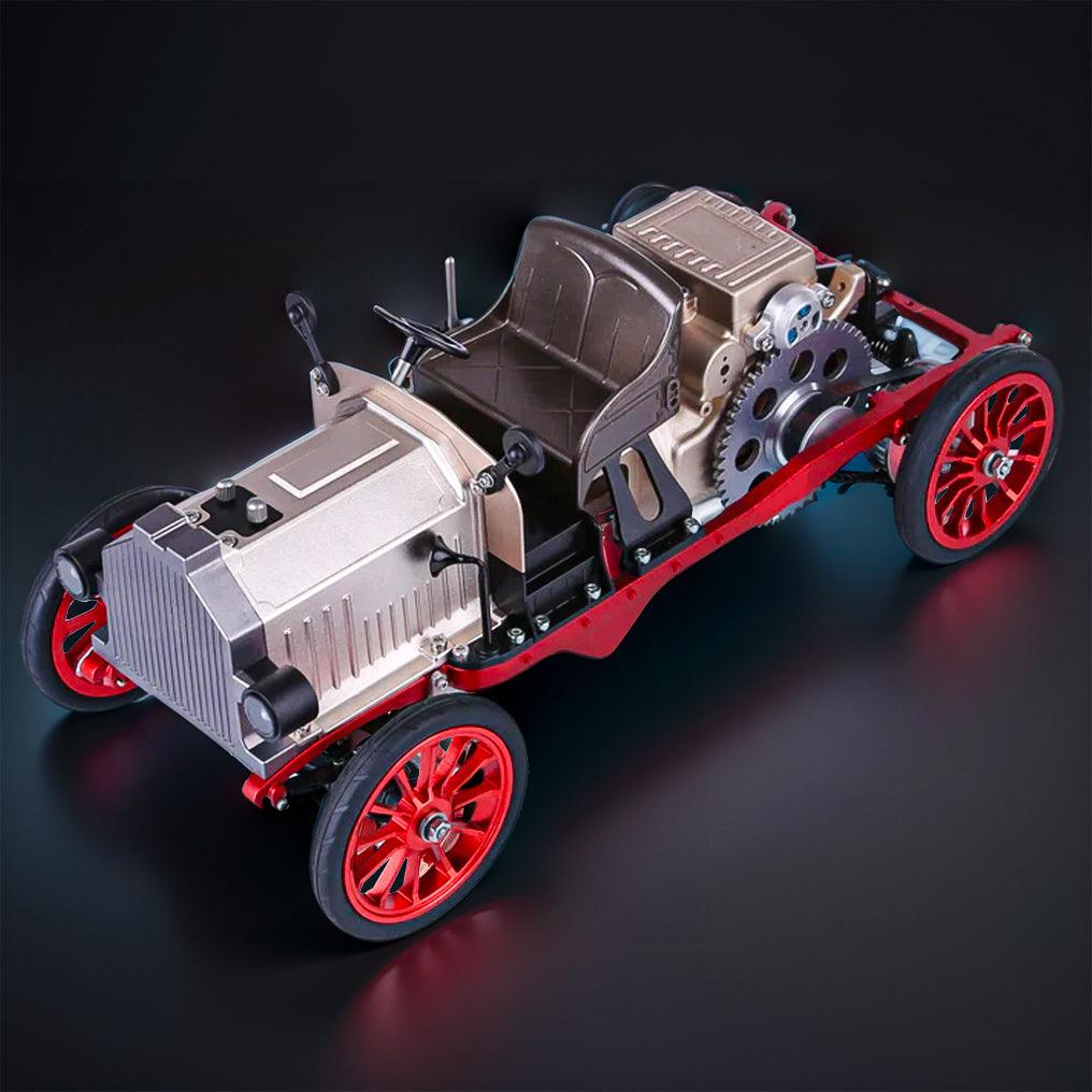 DIY Educational Metal Mechanical Classic Car Mini Electric Single-cylinder Engine Assembly Kit - DIY Engine Model by Extoril