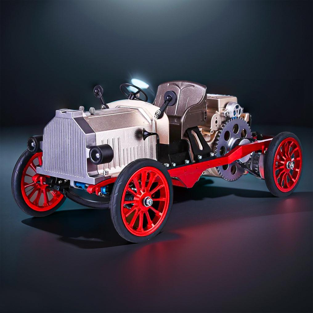 DIY Educational Metal Mechanical Classic Car Mini Electric Single-cylinder Engine Assembly Kit - DIY Engine Model by Extoril