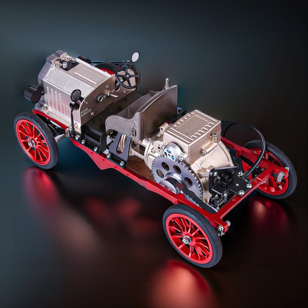 DIY Educational Metal Mechanical Classic Car Mini Electric Single-cylinder Engine Assembly Kit - DIY Engine Model by Extoril