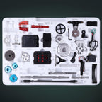 DIY Educational Metal Mechanical Classic Car Mini Electric Single-cylinder Engine Assembly Kit - DIY Engine Model by Extoril