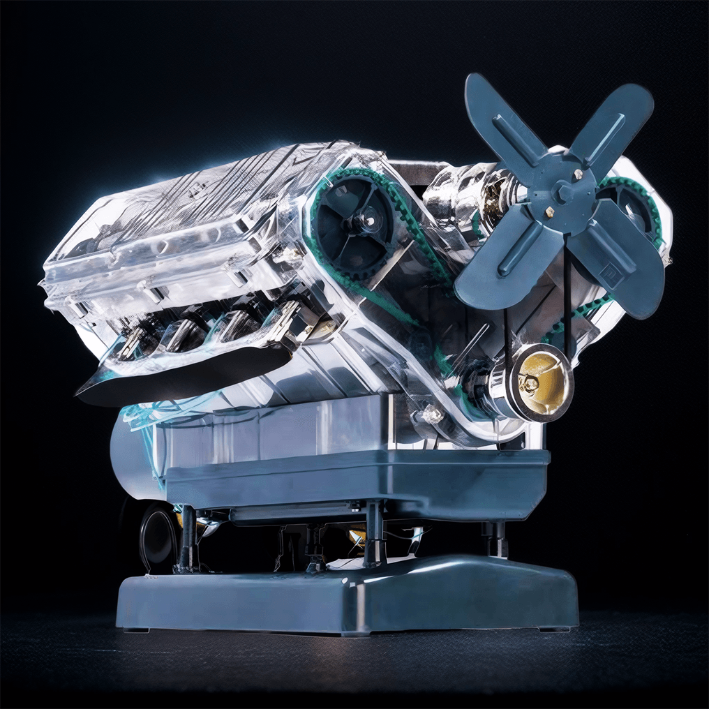 DIY Mini V8 Engine Model Kit - home decor by Extoril