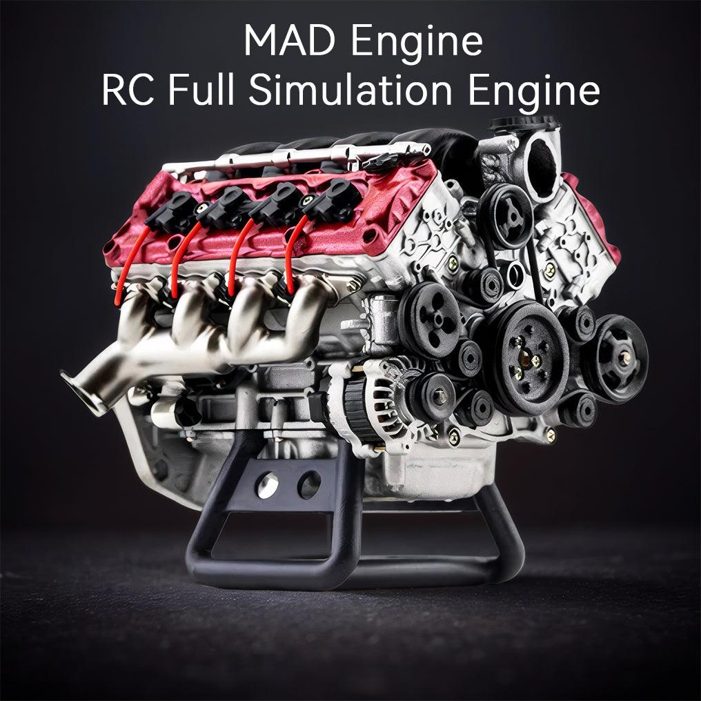 DIY Mini Motor V8 Engine RC Performance V8 Engine - DIY Engine Model by Extoril