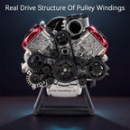 DIY Mini Motor V8 Engine RC Performance V8 Engine - DIY Engine Model by Extoril