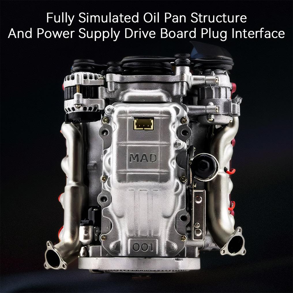 DIY Mini Motor V8 Engine RC Performance V8 Engine - DIY Engine Model by Extoril