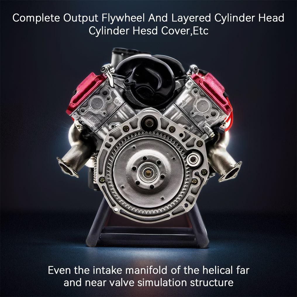 DIY Mini Motor V8 Engine RC Performance V8 Engine - DIY Engine Model by Extoril